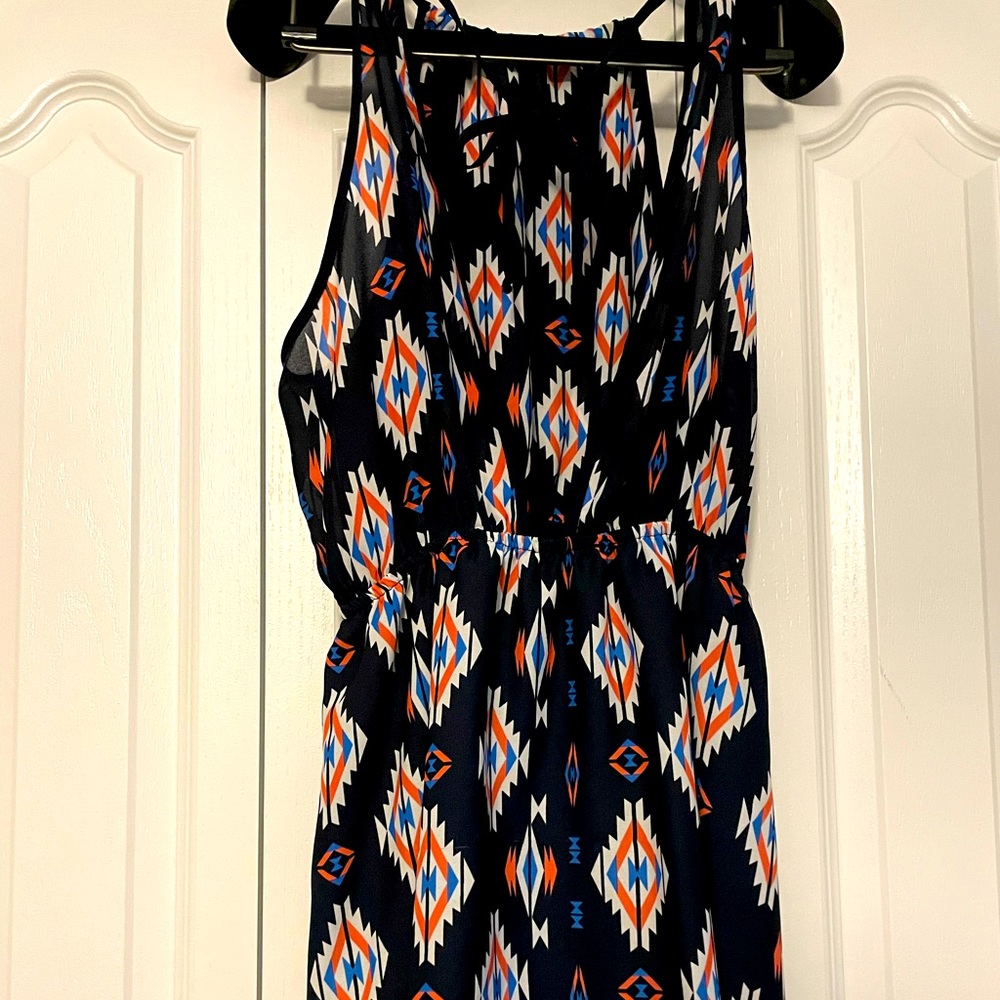 Forever21 knee length dress. Blue